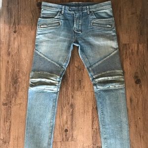 Men’s Balmain biker jeans..size 32